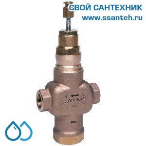10102 Honeywell, V5011R1034 Клапан двухходовой (проходной) муфтовый, PN16, DN15, Kvs 2,5, 170 °C