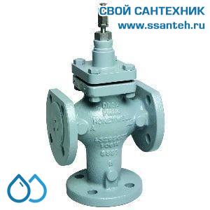 10256 Honeywell, V5050A1157 Клапан трехходовой линейный смесительный фланцевый, PN25, DN25, Kvs 10.0, 20мм, 2…220 °C