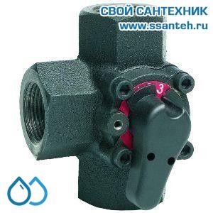 10267 Honeywell V5433A1049 Клапан трехходовой поворотный муфтовый, PN6, DN25, Kvs 10, 2…110 °C