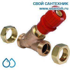 12566 Honeywell, V5000X0040 Клапан запорно-измерительный, DN40, НР, Kvs 20,0м3, красный