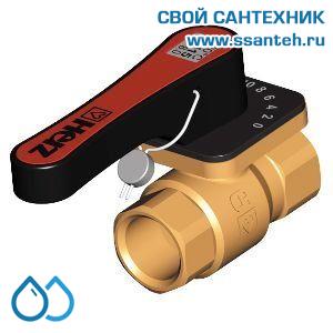 14536 HERZ 1211706 Кран двухходовой регулирующий равнопроцентный с рукояткой, РN 40, 2", Kvs 50 м3/час, 110°С, с рукояткой