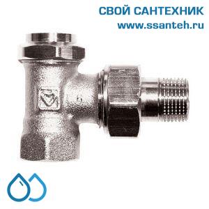 14905 HERZ 1392402 Клапан для отключения радиатора угловой, 3/4", Kvs 2,0 м3/час, PN 10 бар, 110°C, с гидравлической настройкой.