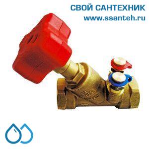15028 HERZ 1401701 Клапан балансировочный для отопления с постоянным значением, DN15, 1/2", PN20, Kvs 2,00 м3/час, 130°С, Штремакс-M