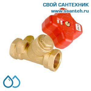 15037 HERZ 1401762 Клапан балансировочный для отопления с линейной характеристикой, DN20, 3/4", PN20, Kvs 3,60 м3/час, 130°С, Штремакс-R