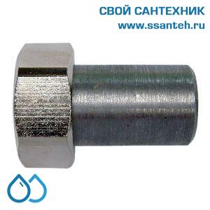 15458 HERZ, 1624063 Соединитель с накидной гайкой приварной, G1 1/4" x 33,7 мм, плоское уплотнение, прокладка