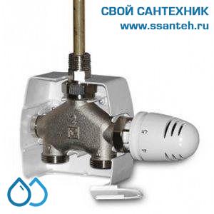 16319 HERZ, 1778641 Клапан четырехходовой VUА-40 1/2" проходной для однотрубных систем  1/2" 154/11