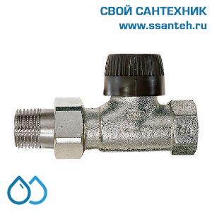 17989 Honeywell V2000DBB10 Клапан термостатический радиаторный прямой, 3/8", Kvs 0.62, Ру 10, 130 С