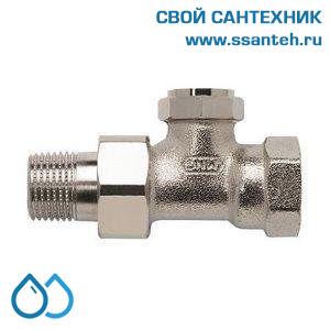 18024 Honeywell, V2400D0020 Клапан запорно-дренажный радиаторный прямой, 3/4", Kvs 1.50, Ру 10, 130С, с сохраняемой настройкой