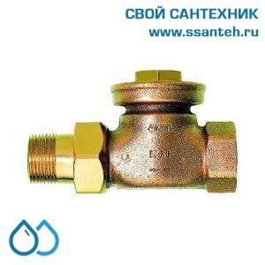 18037 Honeywell, V2440D0025 Клапан запорно-настроечный радиаторный прямой, 1", Kvs 5.0, Ру 10, 130С, для гравитационных систем