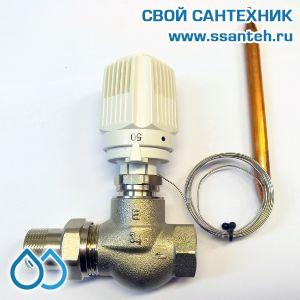 18748  TERMICUS T50V7723-20 Регулятор температуры прямого действия, DN20, +20...+50°С,  Kvs 5,0 м3/час, с выносным термобаллоном