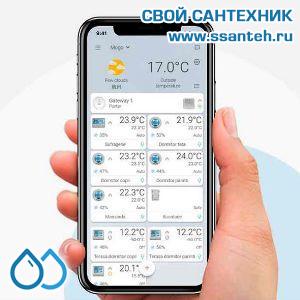 20469 POER PTG10_868 Gateway (WiFi хаб) для термостатов POER 868МГц