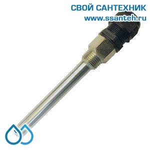 23366 Termicus WS150 Гильза для погружного датчика, нержавеющая сталь, 1/2", 8 мм, L150 мм
