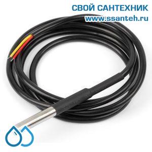 23680 PF05-65-5M Датчик температуры теплоносителя, IP65, NTC 5 кОм, -40...+150°C, L=55 мм, d=6 мм, кабель 5 м