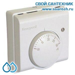 07049 Honeywell T6360A1012 Комнатный термостат для отопления или охлаждения, 10-30С, SPDT, 230В, 10(3)А, светодиод