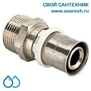 00977 Соединитель пресс с переходом на нар.р. 26 х 1"